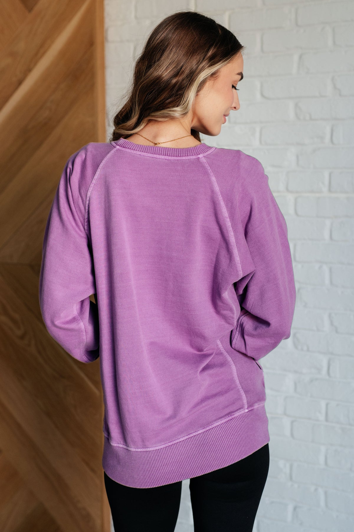 Hands Down Favorite Sweatshirt in Light Plum - 1985 the VAULT Boutique