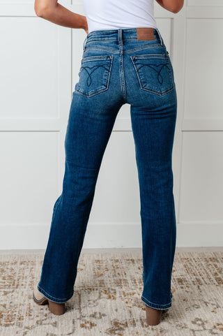 Hannah Mid Rise Thermal Bootcut Jeans - 1985 the VAULT Boutique