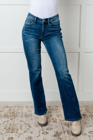 Hannah Mid Rise Thermal Bootcut Jeans - 1985 the VAULT Boutique