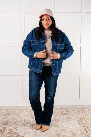 Have We Met Oversized Denim Jacket - 1985 the VAULT Boutique