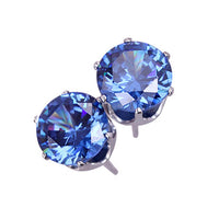 Steel Gem Studs in Silver or Gold - 1985 the VAULT Boutique