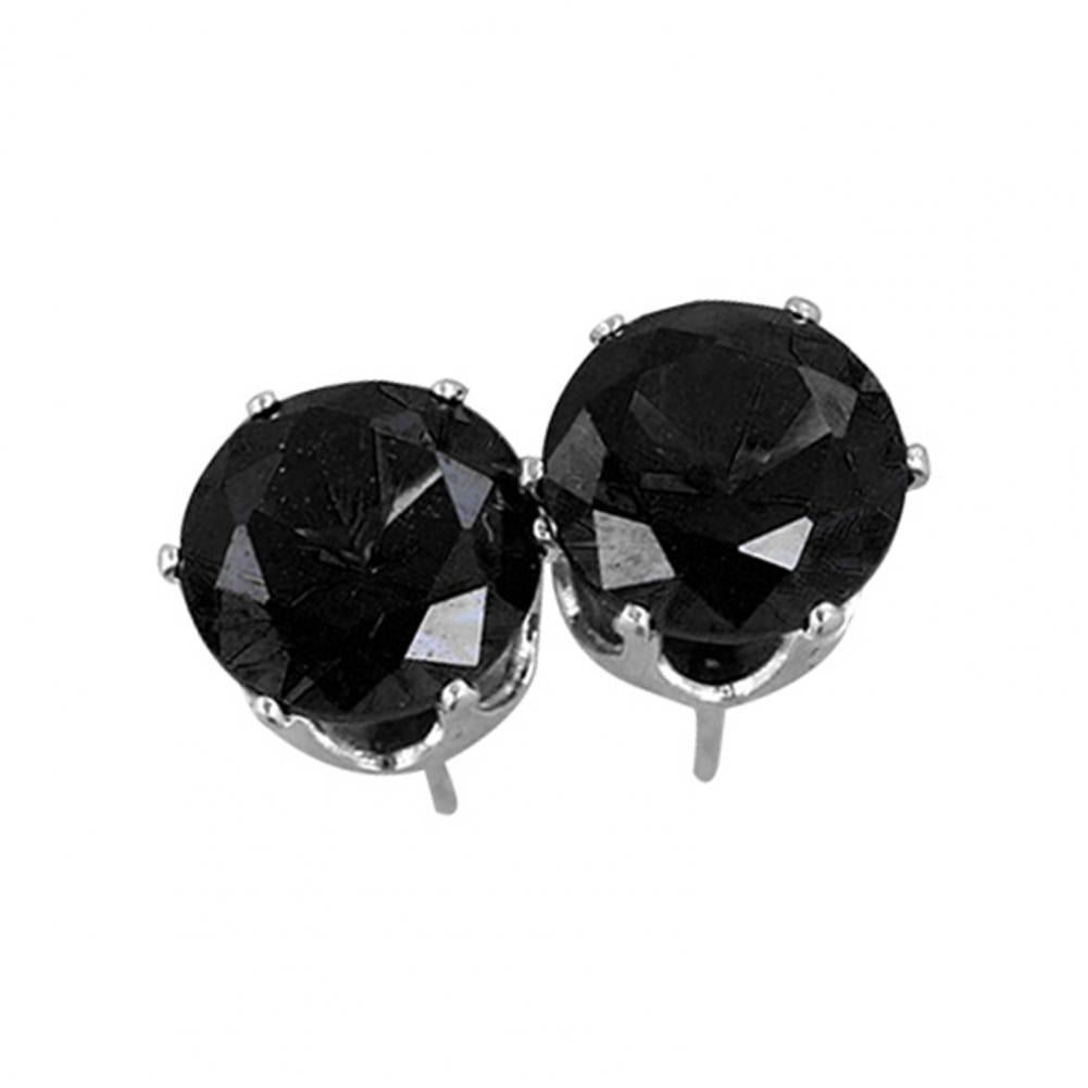 Steel Gem Studs in Silver or Gold - 1985 the VAULT Boutique