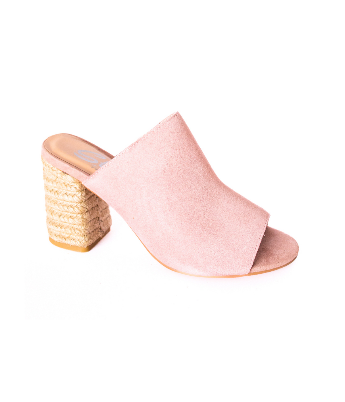 Helena Heeled Sandal in Blush Suede - 1985 the VAULT Boutique