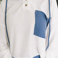 Here for Now Color Block Hoodie in Blue