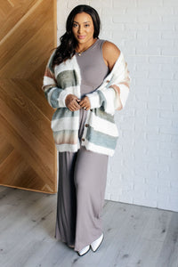 Hilary Wide Leg Jumpsuit in Grey - 1985 the VAULT Boutique