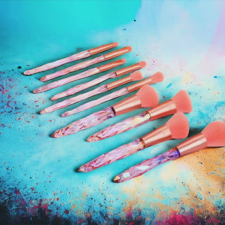 Disco Dreamland 10-Piece Makeup Brush Set - 1985 THE VAULT