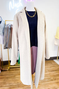 Juliette Taupe Mid-Length Coat - 1985 the VAULT Boutique