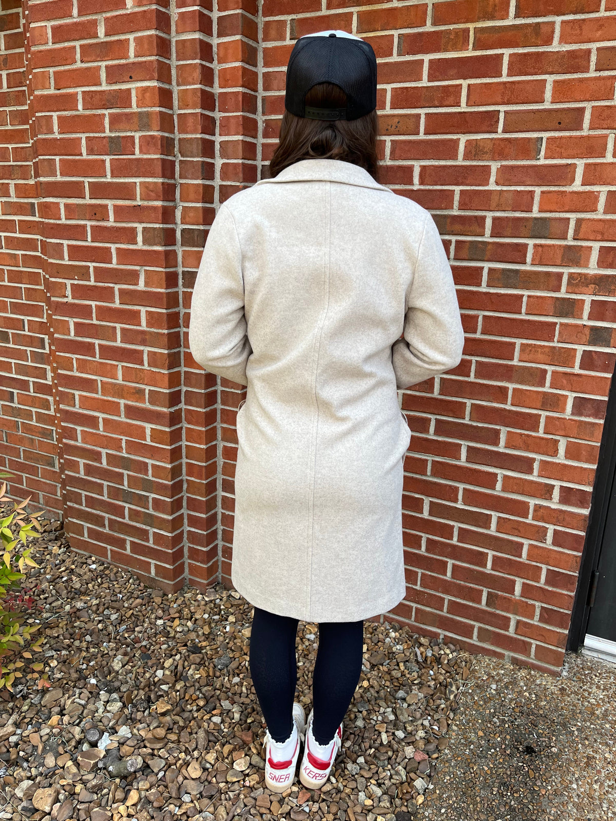 Juliette Taupe Mid-Length Coat - 1985 the VAULT Boutique