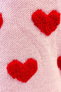 Prr-Order: ETA 12/18 - Long Light Pink Heart Cardigan - 1985 the VAULT Boutique