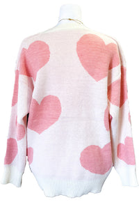 Pre-Order: ETA 12/30 - Love Pearl Heart Sweater - 1985 the VAULT Boutique