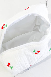 White Cherry Makeup Bag - 1985 the VAULT Boutique