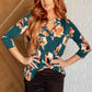 I Think Different Top in Teal Floral - 1985 the VAULT Boutique