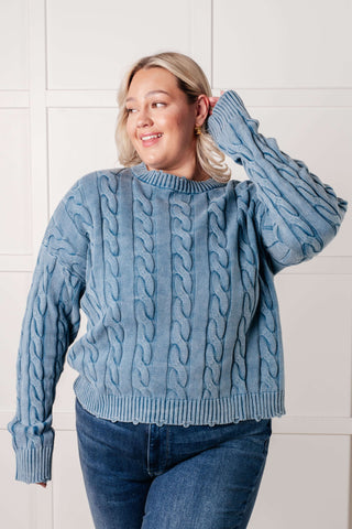 In the Right Direction Cable Knit Sweater - 1985 the VAULT Boutique