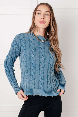 In the Right Direction Cable Knit Sweater - 1985 the VAULT Boutique