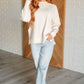 It's The Little Things Relaxed Scuba Pullover in Beige - 1985 the VAULT Boutique