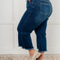 Janice High Rise Button Fly Wide Leg Crop Jeans - 1985 the VAULT Boutique