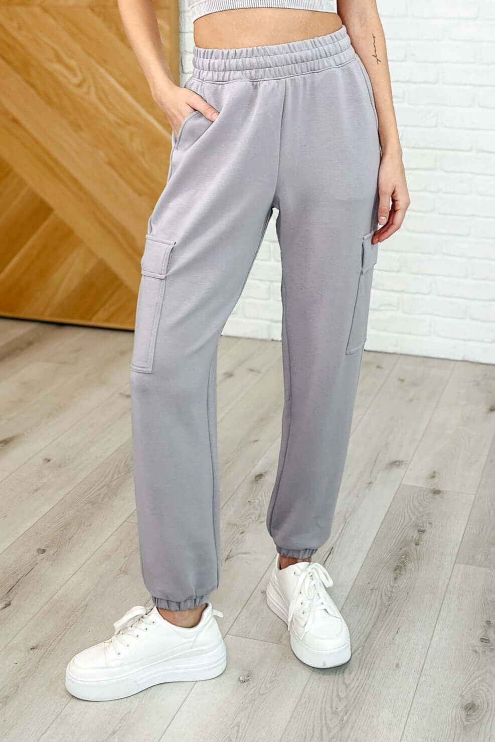 Jog and Snog Joggers in Mystic Grey