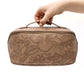 Life In Luxury Large Capacity Cosmetic Bag in Cream - 1985 the VAULT Boutique