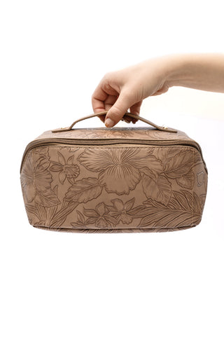 Life In Luxury Large Capacity Cosmetic Bag in Cream - 1985 the VAULT Boutique