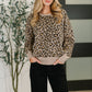 Lil' Sass Never Hurt Leopard Print Pullover