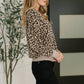Lil' Sass Never Hurt Leopard Print Pullover