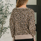 Lil' Sass Never Hurt Leopard Print Pullover