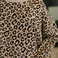 Lil' Sass Never Hurt Leopard Print Pullover
