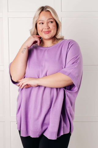 Lilac Whisper Dolman Sleeve Top - 1985 the VAULT Boutique