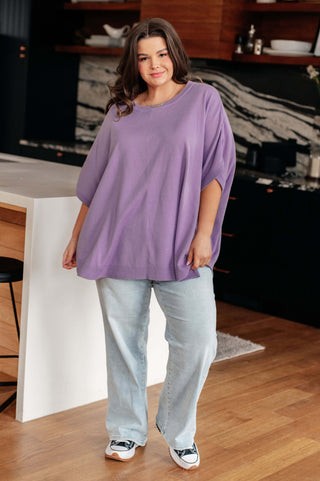 Lilac Whisper Dolman Sleeve Top - 1985 the VAULT Boutique