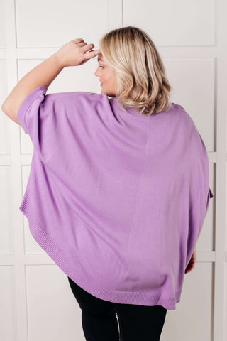 Lilac Whisper Dolman Sleeve Top - 1985 the VAULT Boutique