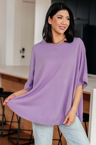 Lilac Whisper Dolman Sleeve Top - 1985 the VAULT Boutique