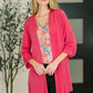 Lizzy Cardigan in Fuchsia