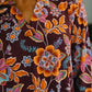 Lizzy Long Sleeve Dress in Chocolate Floral