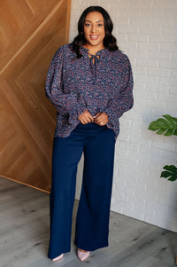 Magic Wide Leg Pants in Navy - 1985 the VAULT Boutique