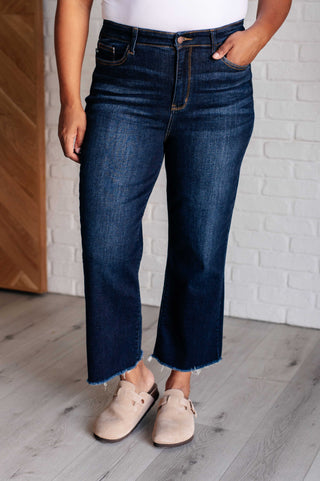 Madeline High Rise Cropped Wide Leg Jeans - 1985 the VAULT Boutique