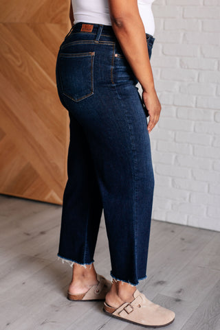 Madeline High Rise Cropped Wide Leg Jeans - 1985 the VAULT Boutique