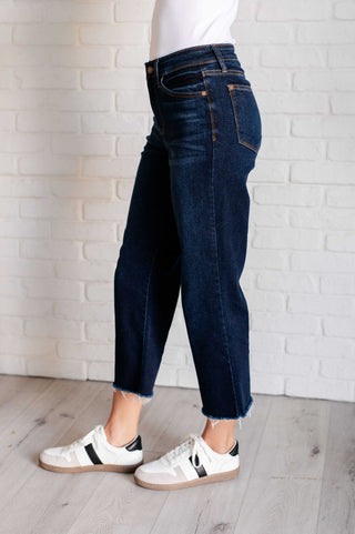 Madeline High Rise Cropped Wide Leg Jeans - 1985 the VAULT Boutique