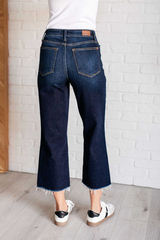 Madeline High Rise Cropped Wide Leg Jeans - 1985 the VAULT Boutique