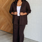 Magic Wide Leg Crop Pants in Chocolate - 1985 the VAULT Boutique