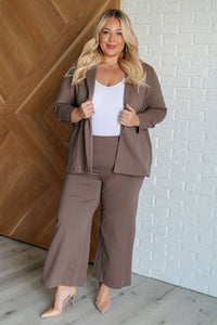 Magic Wide Leg Crop Pants in Dark Mocha - 1985 the VAULT Boutique