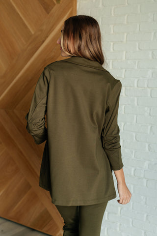 Magic 3/4 Blazer in Olive - 1985 the VAULT Boutique