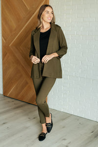 Magic 3/4 Blazer in Olive - 1985 the VAULT Boutique