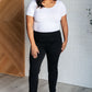 Magic Ankle Crop Skinny Pants in Black - 1985 the VAULT Boutique