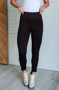 Magic Ankle Crop Skinny Pants in Chocolate - 1985 the VAULT Boutique