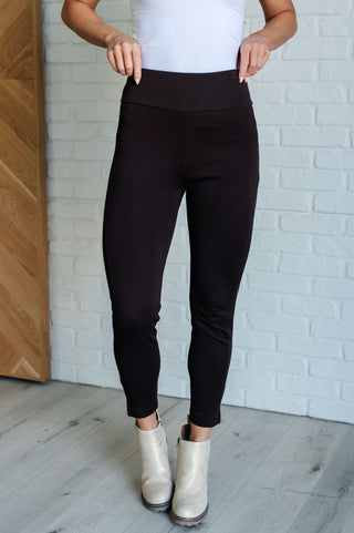 Magic Ankle Crop Skinny Pants in Chocolate - 1985 the VAULT Boutique