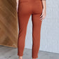 Magic Ankle Crop Skinny Pants in Rust - 1985 the VAULT Boutique