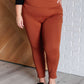 Magic Ankle Crop Skinny Pants in Rust - 1985 the VAULT Boutique
