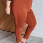 Magic Ankle Crop Skinny Pants in Rust - 1985 the VAULT Boutique