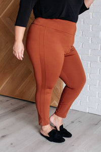 Magic Ankle Crop Skinny Pants in Rust - 1985 the VAULT Boutique