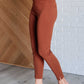 Magic Ankle Crop Skinny Pants in Rust - 1985 the VAULT Boutique